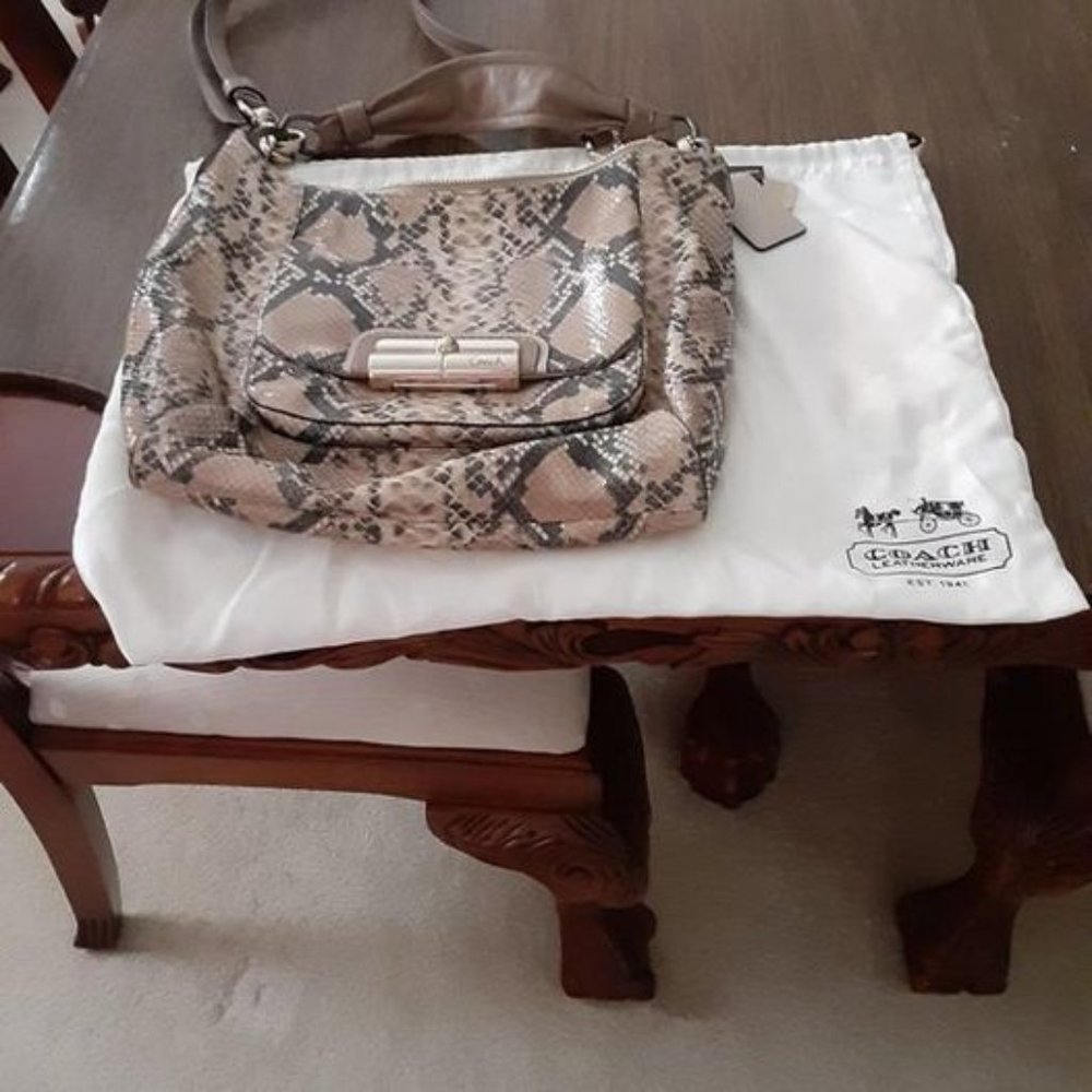 COACH SNAKESKIN BAG NEW NEVER USED